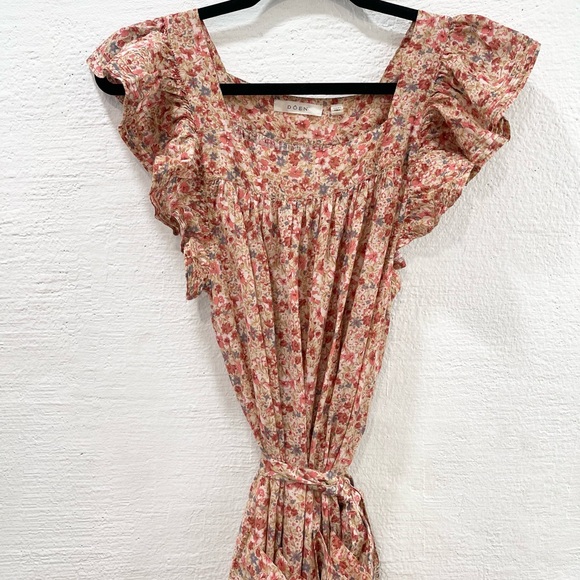 Doen Sonnet Dress Pink Valley Floral Women - Picture 5 of 6